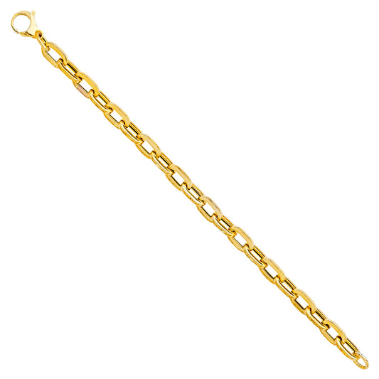 Gold chain on a white background available on the TX.ORO website.