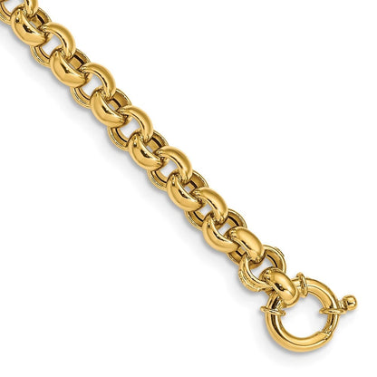 Gold chain bracelet with a clasp on a white background available on the TX.ORO website.