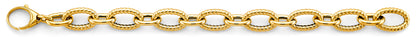 Gold chain bracelet on a white background available on the TX.ORO website.
