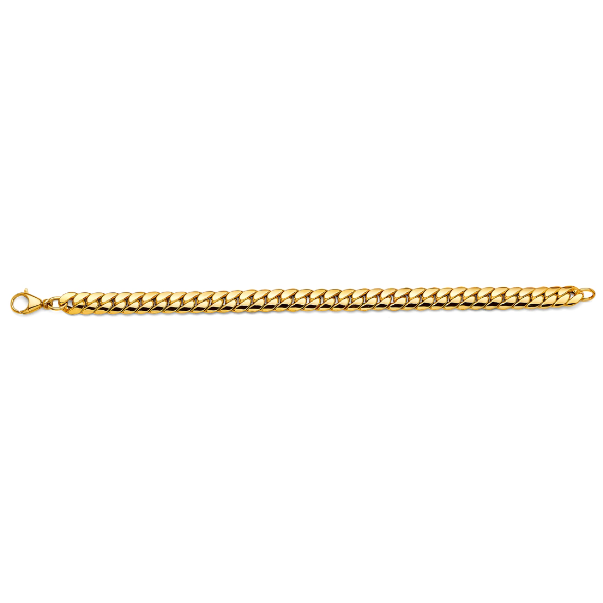 Gold chain bracelet on a white background available on the TX.ORO website.