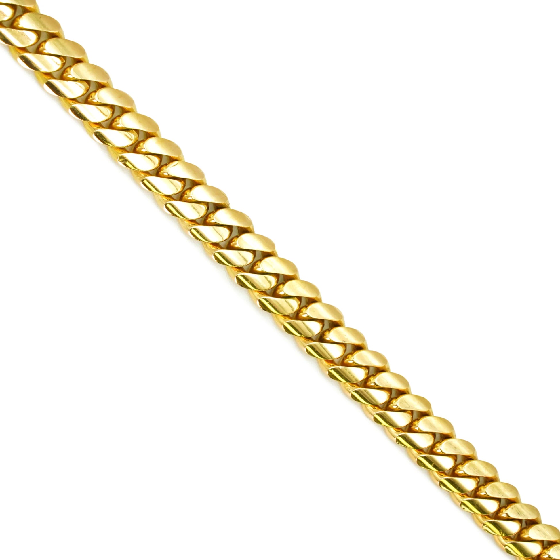Gold chain bracelet on a white background available on the TX.ORO website.