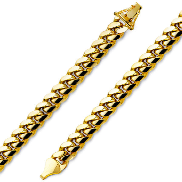Gold chain bracelet on a white background available on the TX.ORO website.