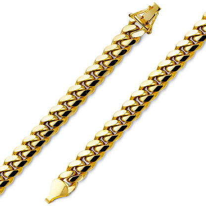 Gold chain bracelet on a white background available on the TX.ORO website.