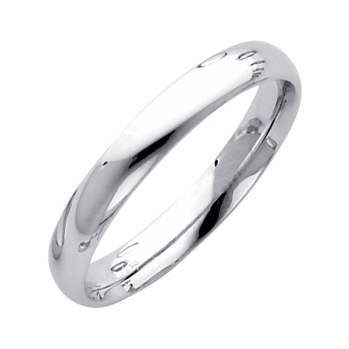 Silver ring on a white background