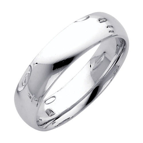Silver ring on a white background