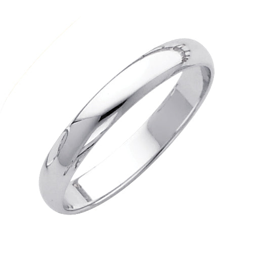 Silver ring on a white background