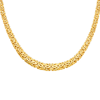 Gold chain necklace on a white background available on the TX.ORO website.