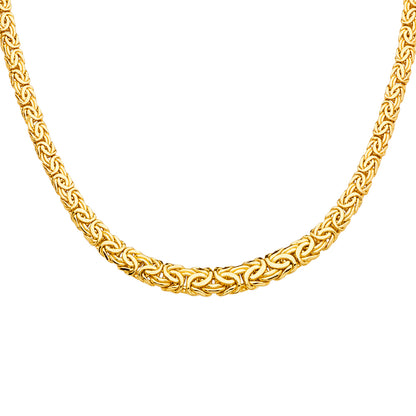 Gold chain necklace on a white background available on the TX.ORO website.