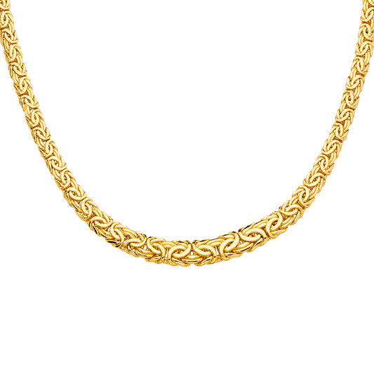 Gold chain necklace on a white background available on the TX.ORO website.