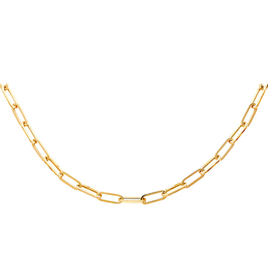 Gold chain necklace on a white background available on the TX.ORO website.